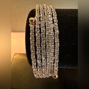 Anne Klein Accordion Style Fashion Bracelet